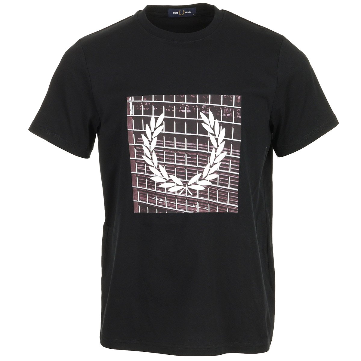 T-shirt LAUREL WREATH GRAPHIC black, FRED PERRY
