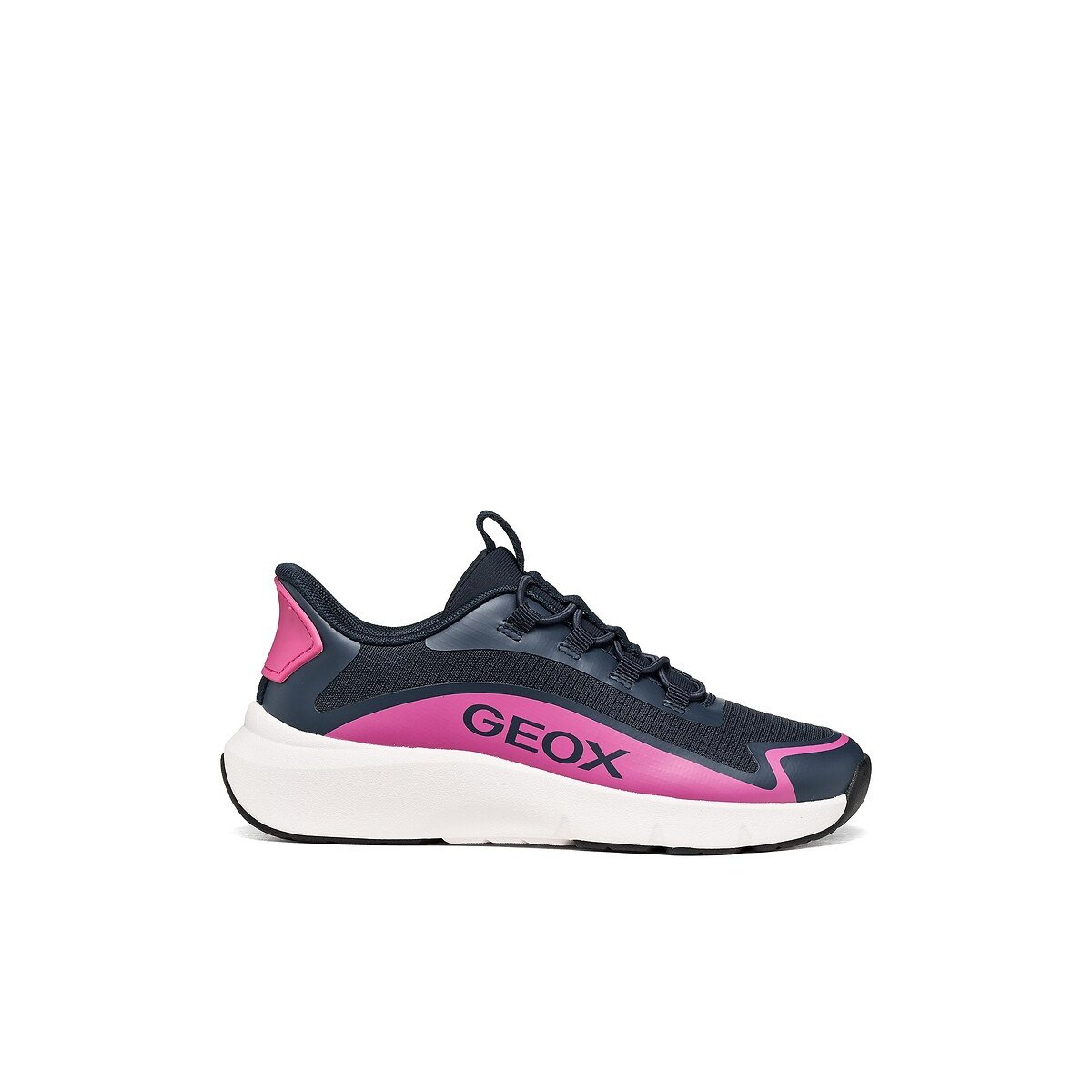 Zapatillas transpirables, PRO-RAN, FAST-IN azul marino/rosa, GEOX