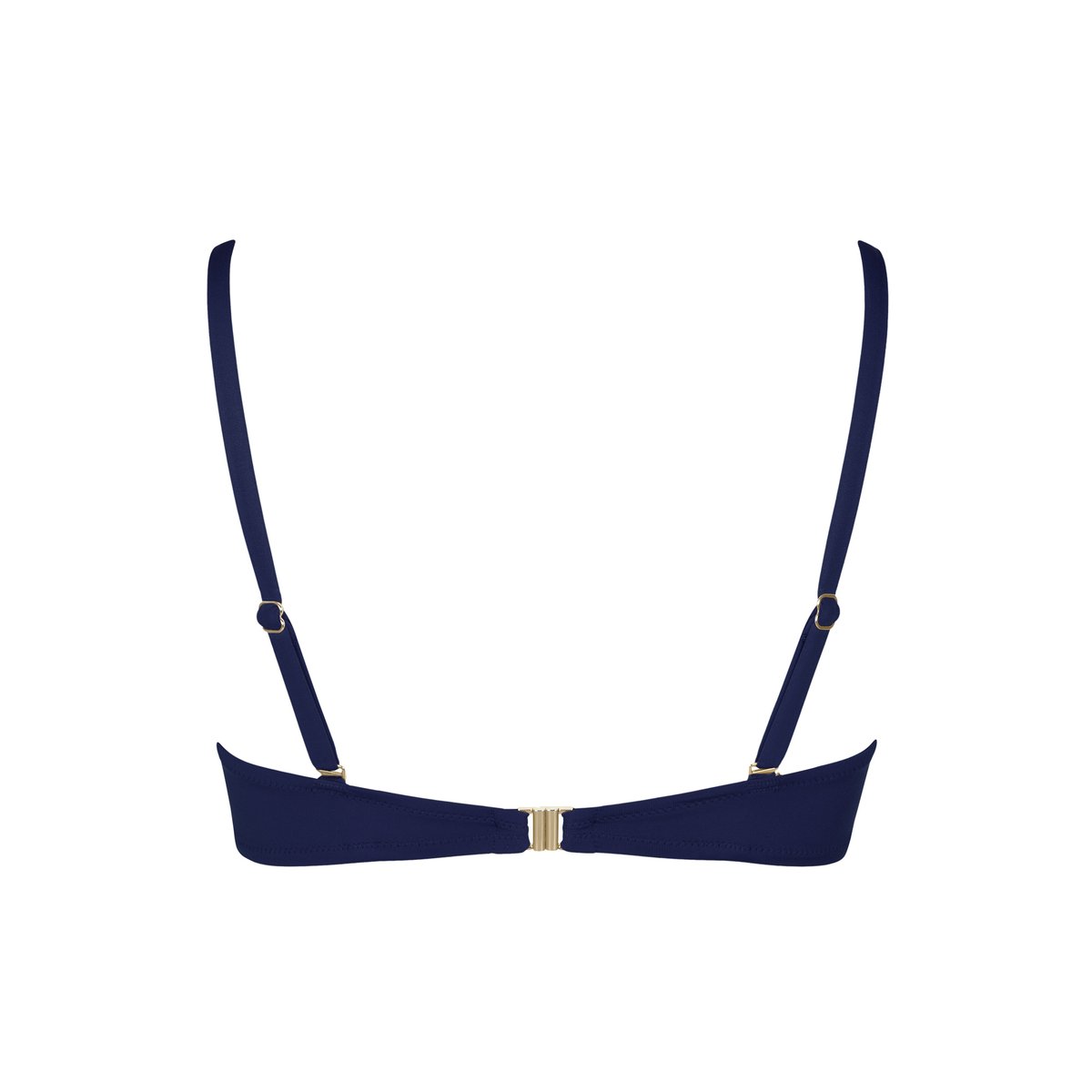 Haut maillot de bain bandeau préformé multipositions Okinawa bleu, LISCA