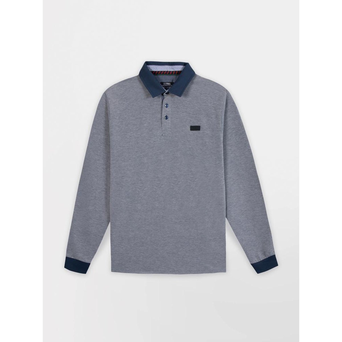 Polo manches longues DANELPOL chambray, TBS