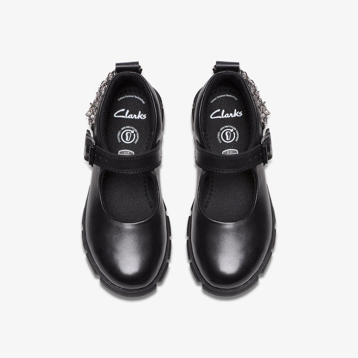 Derbies Cuir EVEN PURE K noir, CLARKS