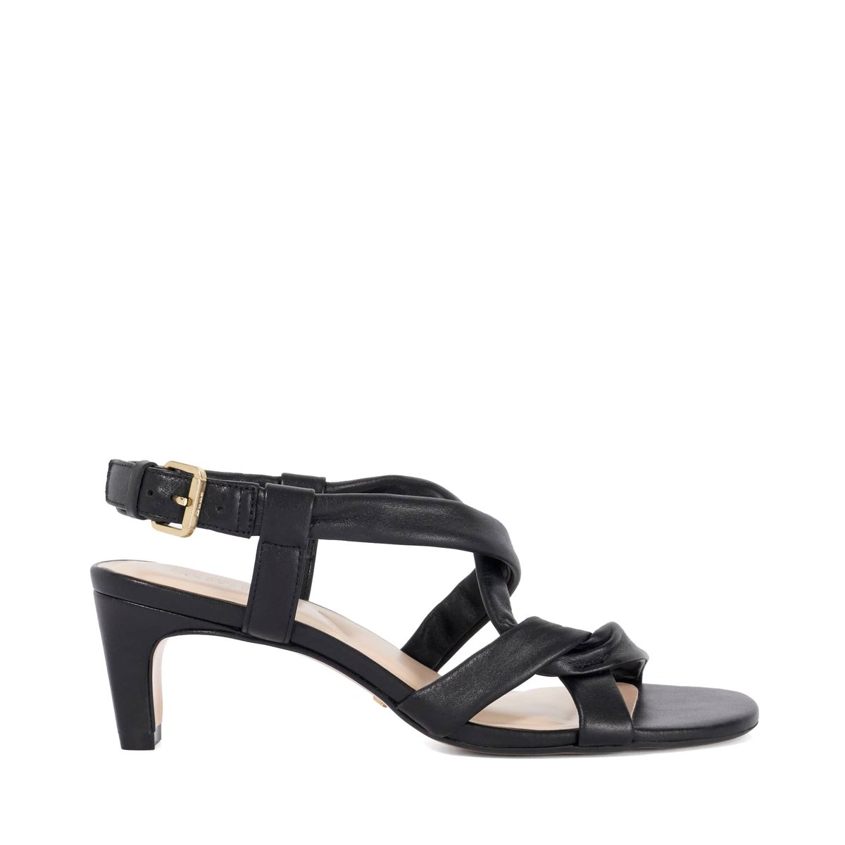Sandales mi-hautes - MOTIVATING black-leather, DUNE LONDON