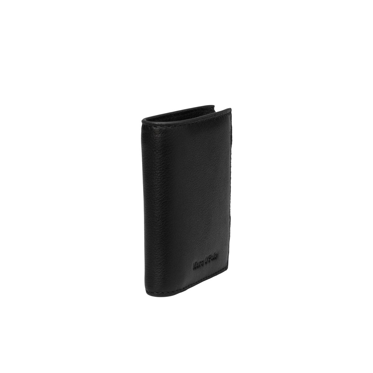Porte-monnaie modèle Maxim en cuir de vachette de haute qualité noir, MARC O'POLO