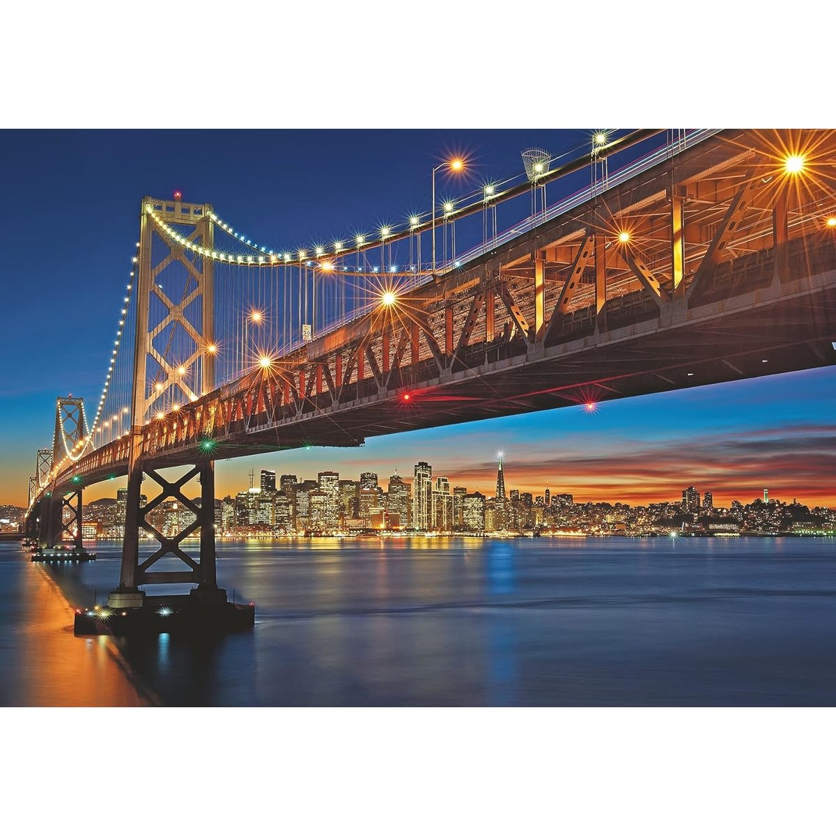 Puzzle - Le pont de San Francisco multicolore, RAVENSBURGER