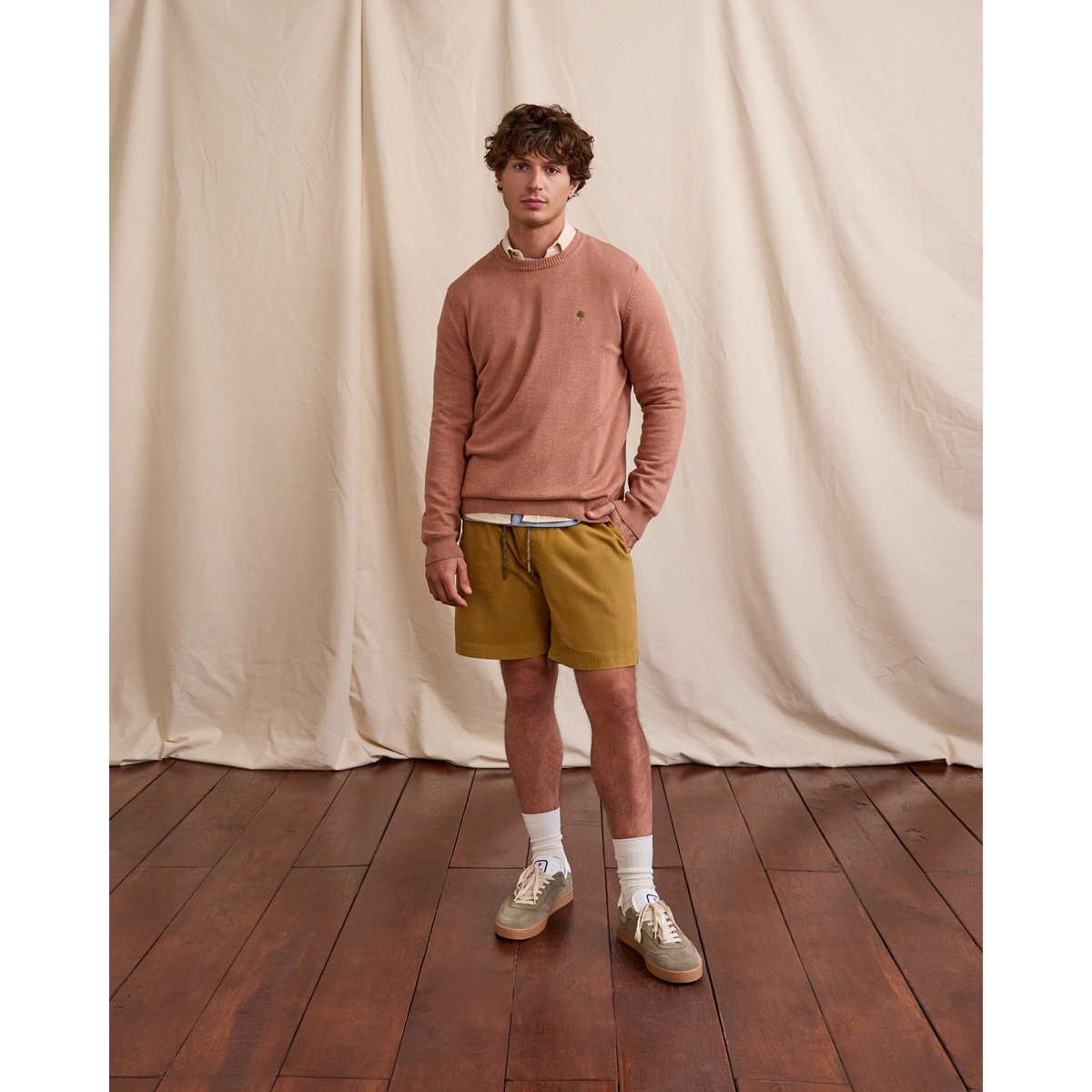 Pull Jersey MARLY brique clair, FAGUO