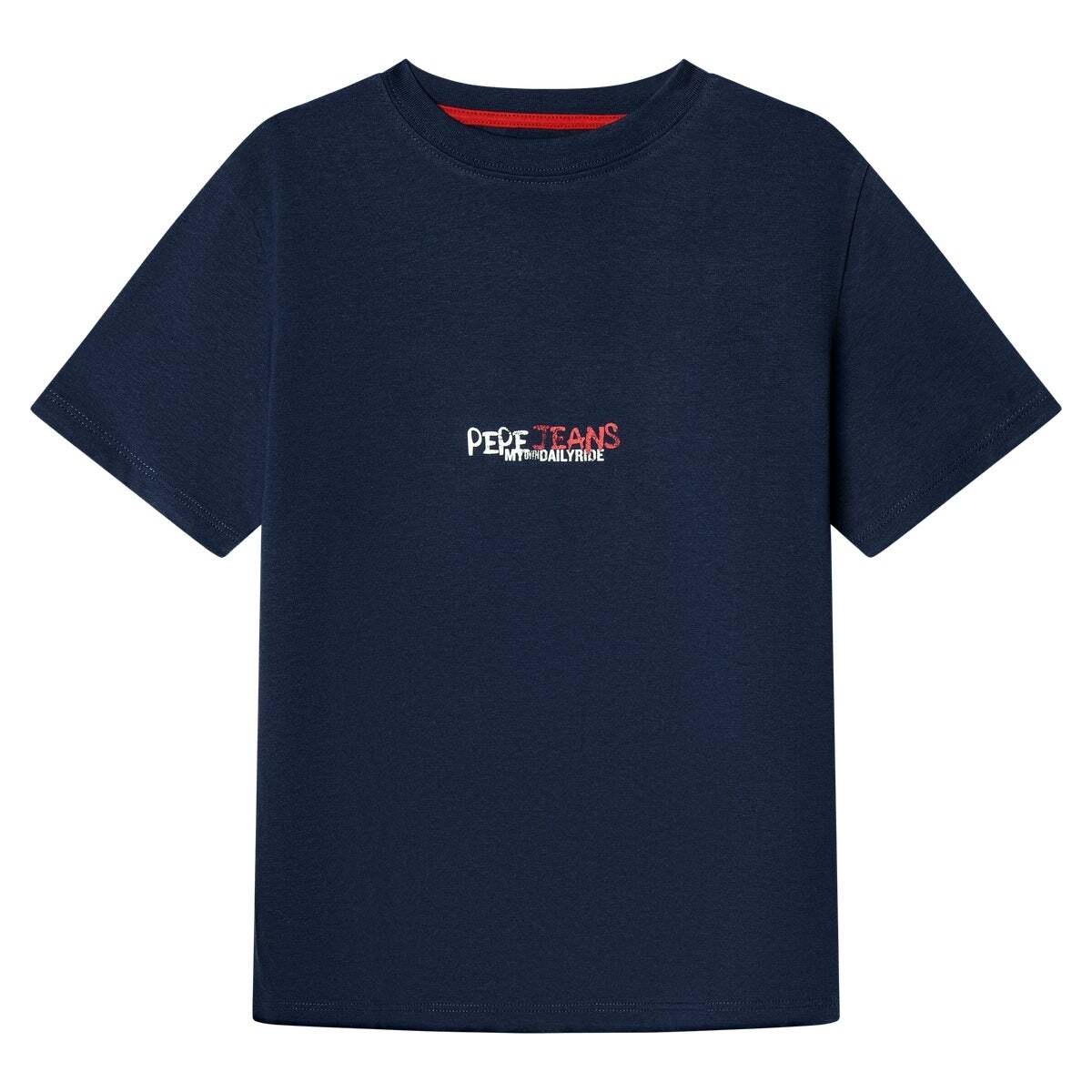 T-Shirt Coupe Regular Avec Imprimé Au Dos marine, PEPE JEANS