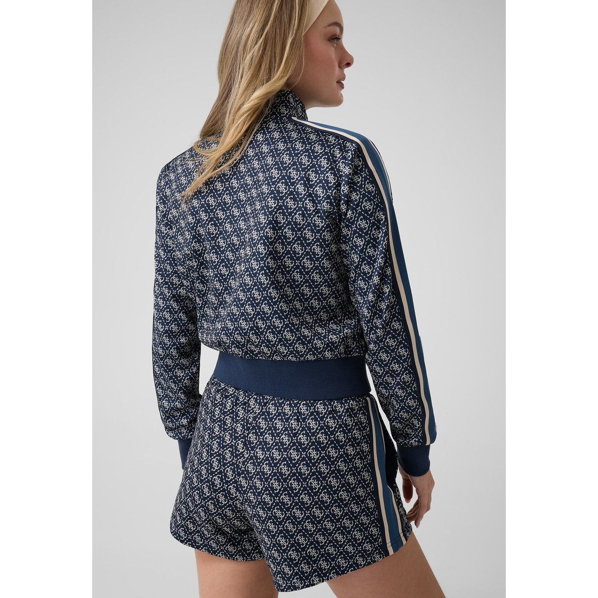 Sweatshirt Avec Logo 4G blau multi, GUESS