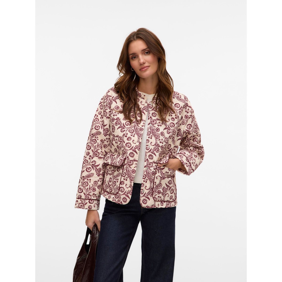 Veste Matelassée VMRITA Vestes matelassées birch 2, VERO MODA