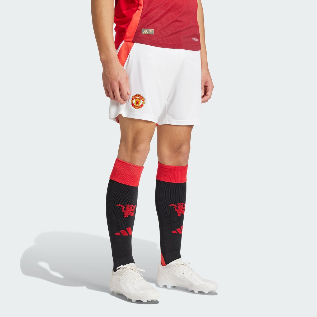 Short Domicile Manchester United 24/25 white, adidas Performance