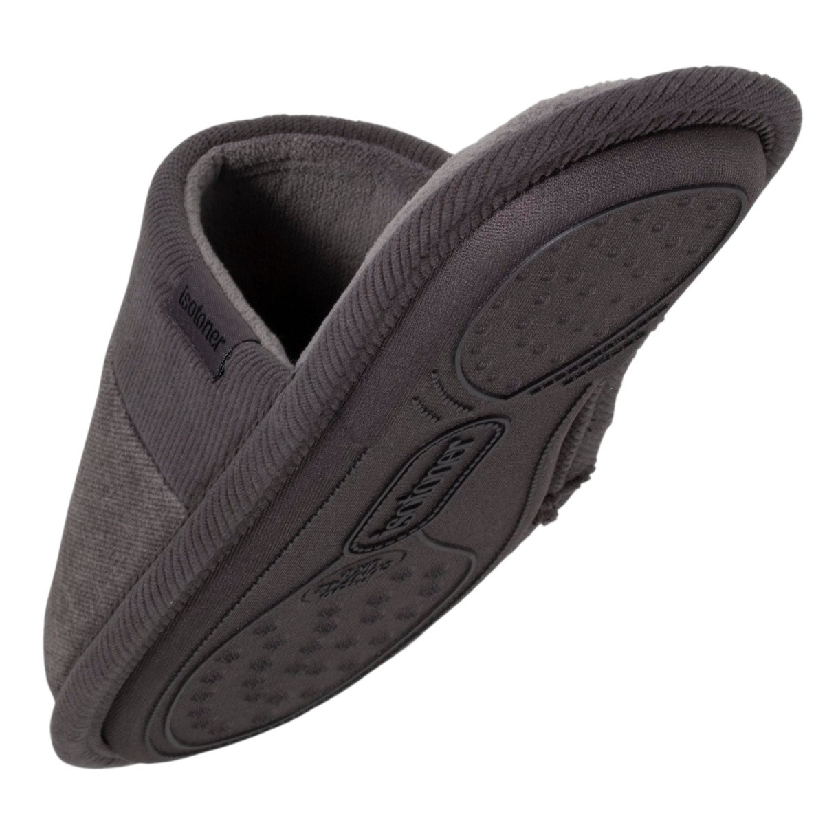 Chaussons Mules ouvertes gris, ISOTONER