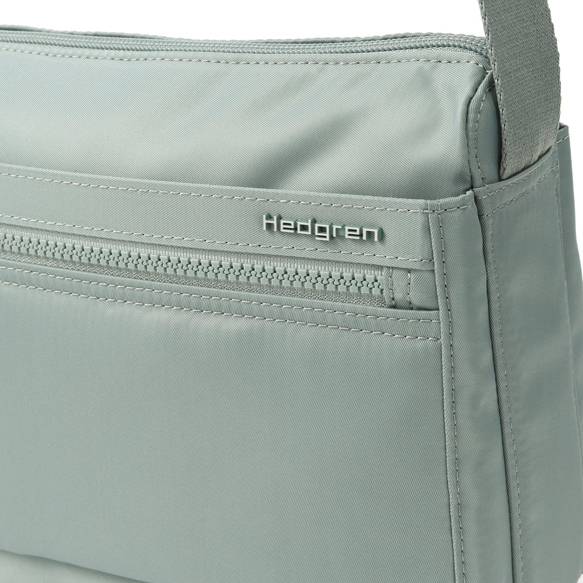 Sac bandoulière format moyen avec protection RFID green milieu, HEDGREN