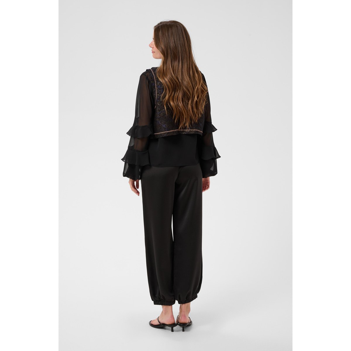 Manteau noit night jacquard, CREAM