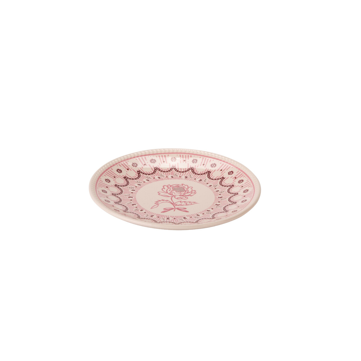 Set of 4 Spitalfields Silk Assorted Side Plates multi-coloured, CATH KIDSTON