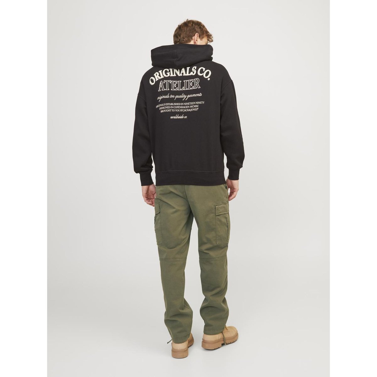 Pantalon Cargo dusty olive, JACK & JONES