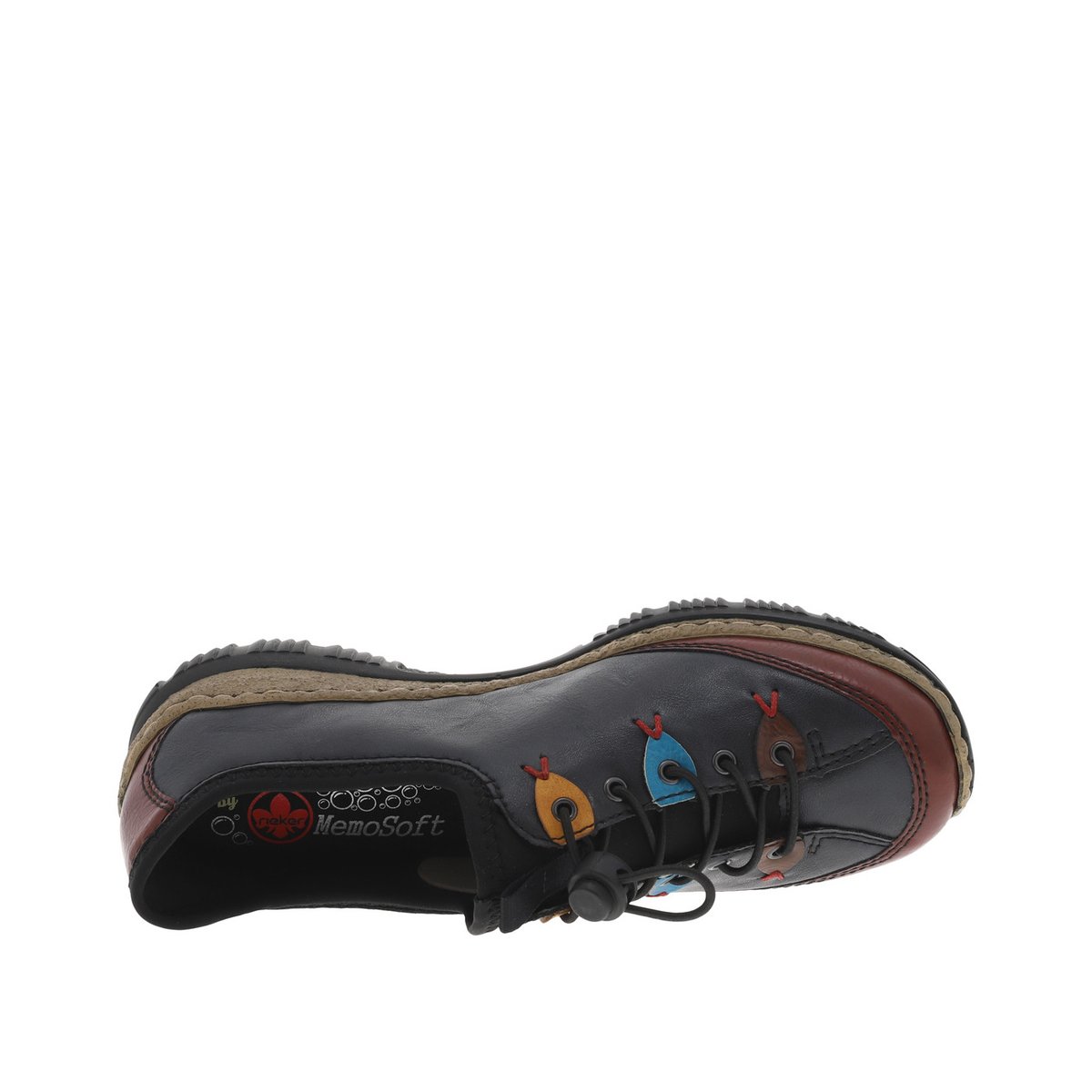 Basket Cuir Eagle marine, RIEKER