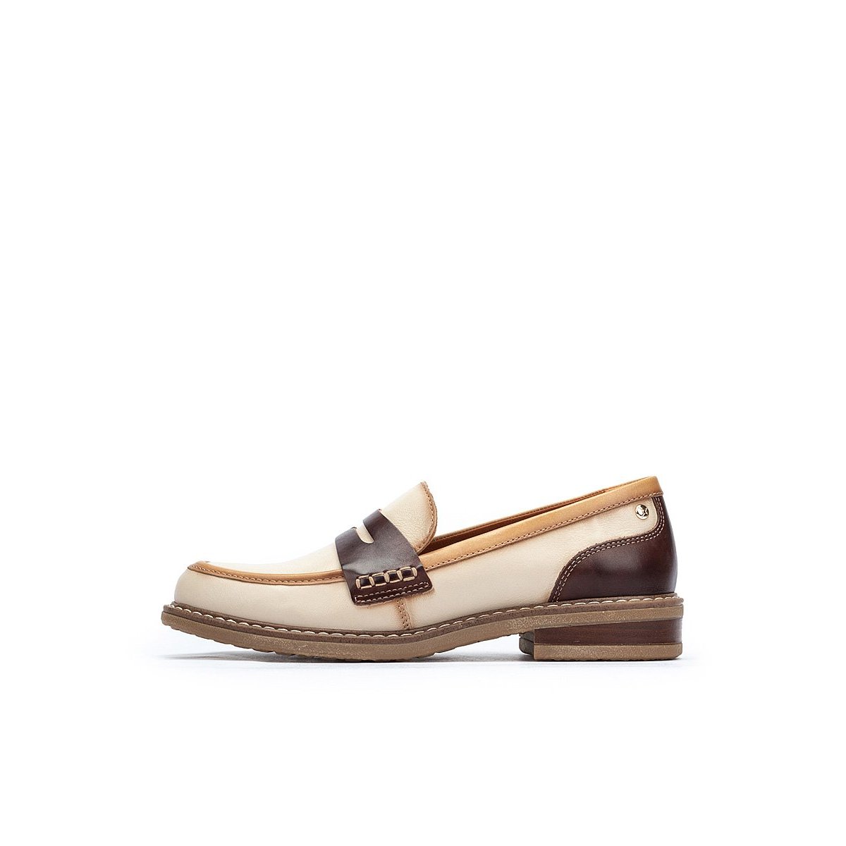 Mocassins cuir ALDAYA marfil, PIKOLINOS