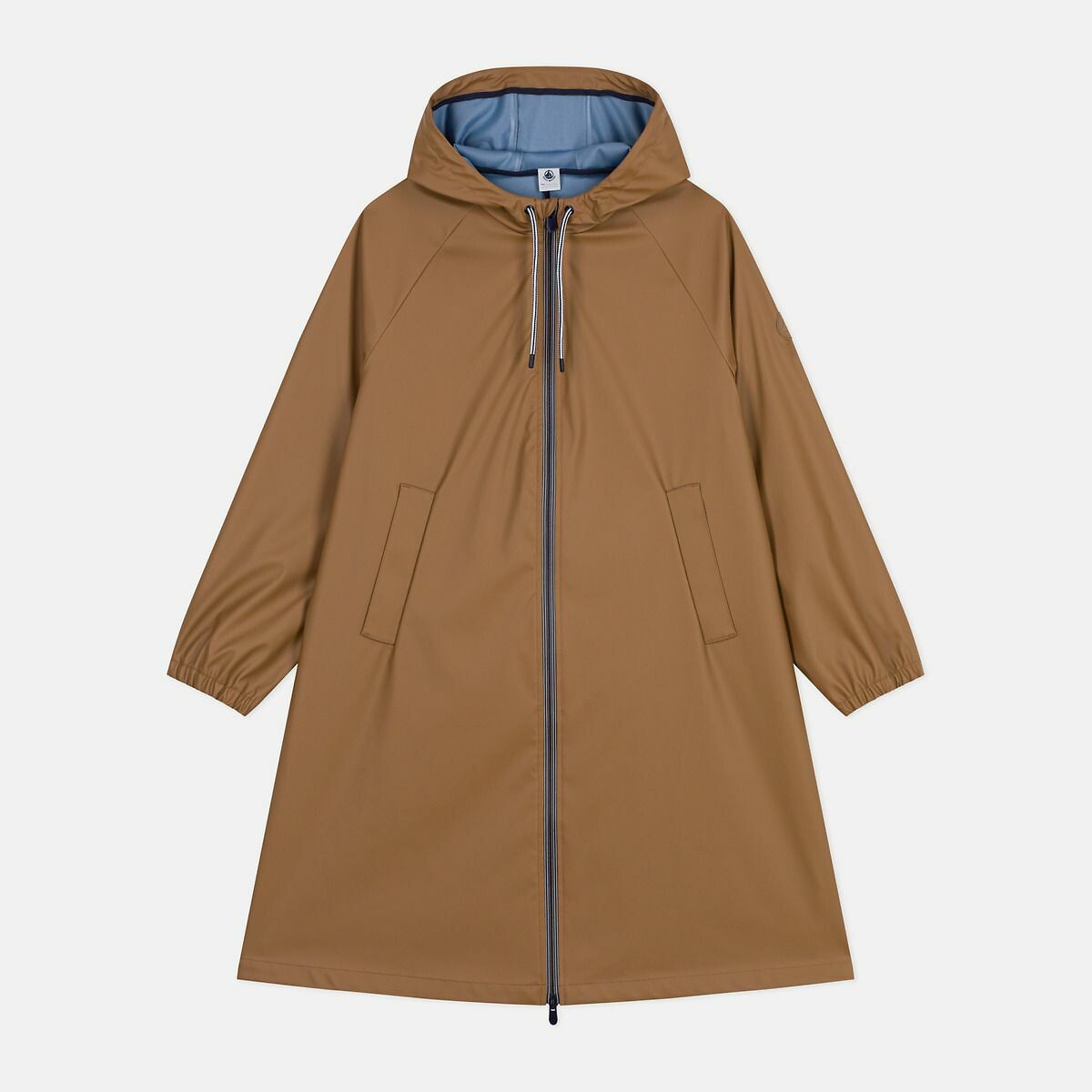 Two-Tone Waxed Jacket beige, PETIT BATEAU