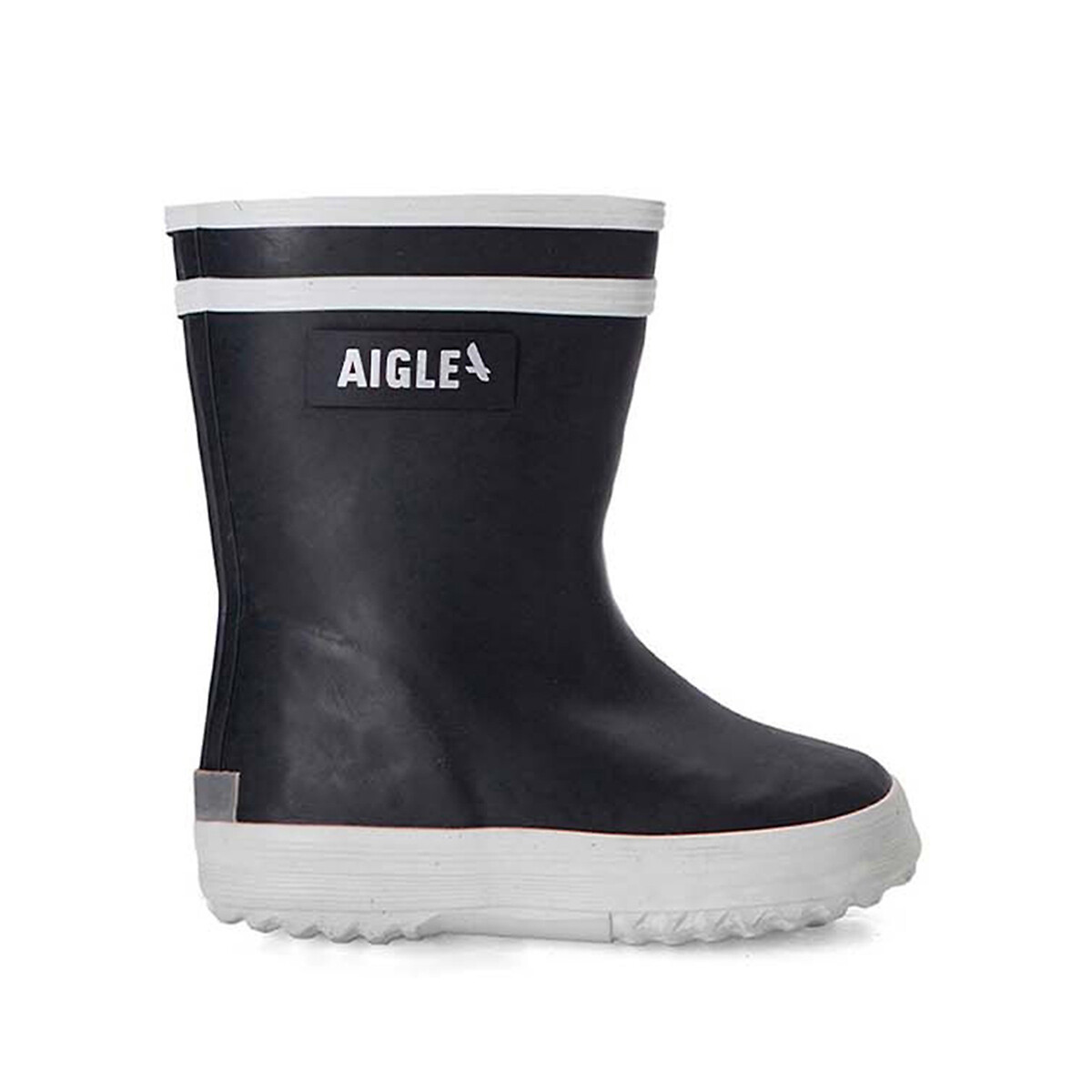 Kids Baby Flac Fur 2 Wellies with Faux Fur Lining navy, AIGLE