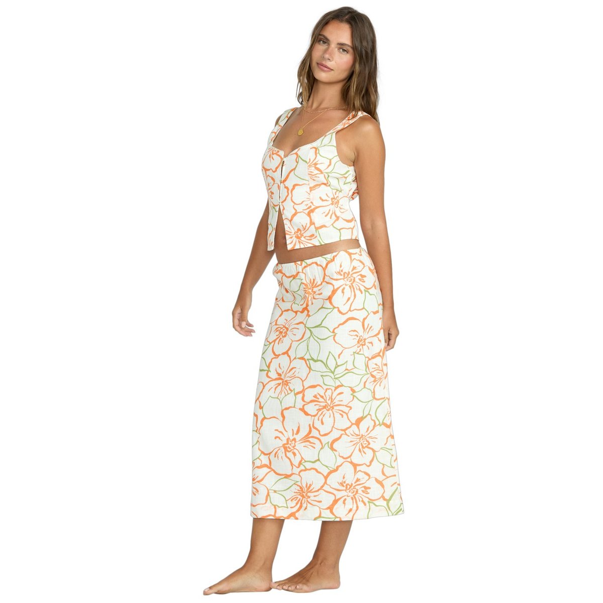 Jupe KEEP IT SIMPLE blanc salt crystal, BILLABONG