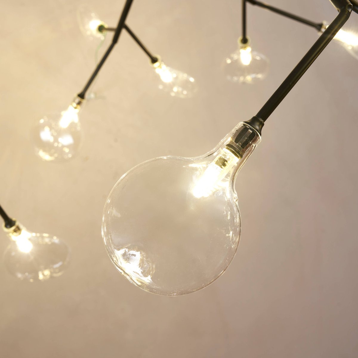 Luminaire extravagant 27 lumières- ARSINOE noir, KOSILUM