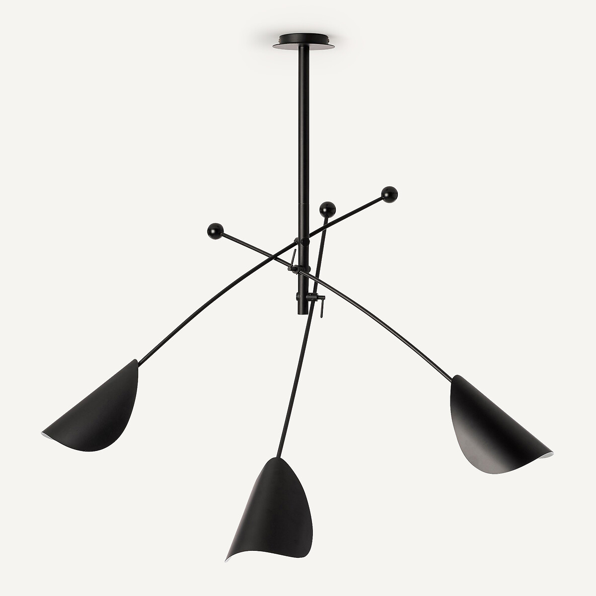 Suspension 3 bras orientables, Funambule noir, AM.PM