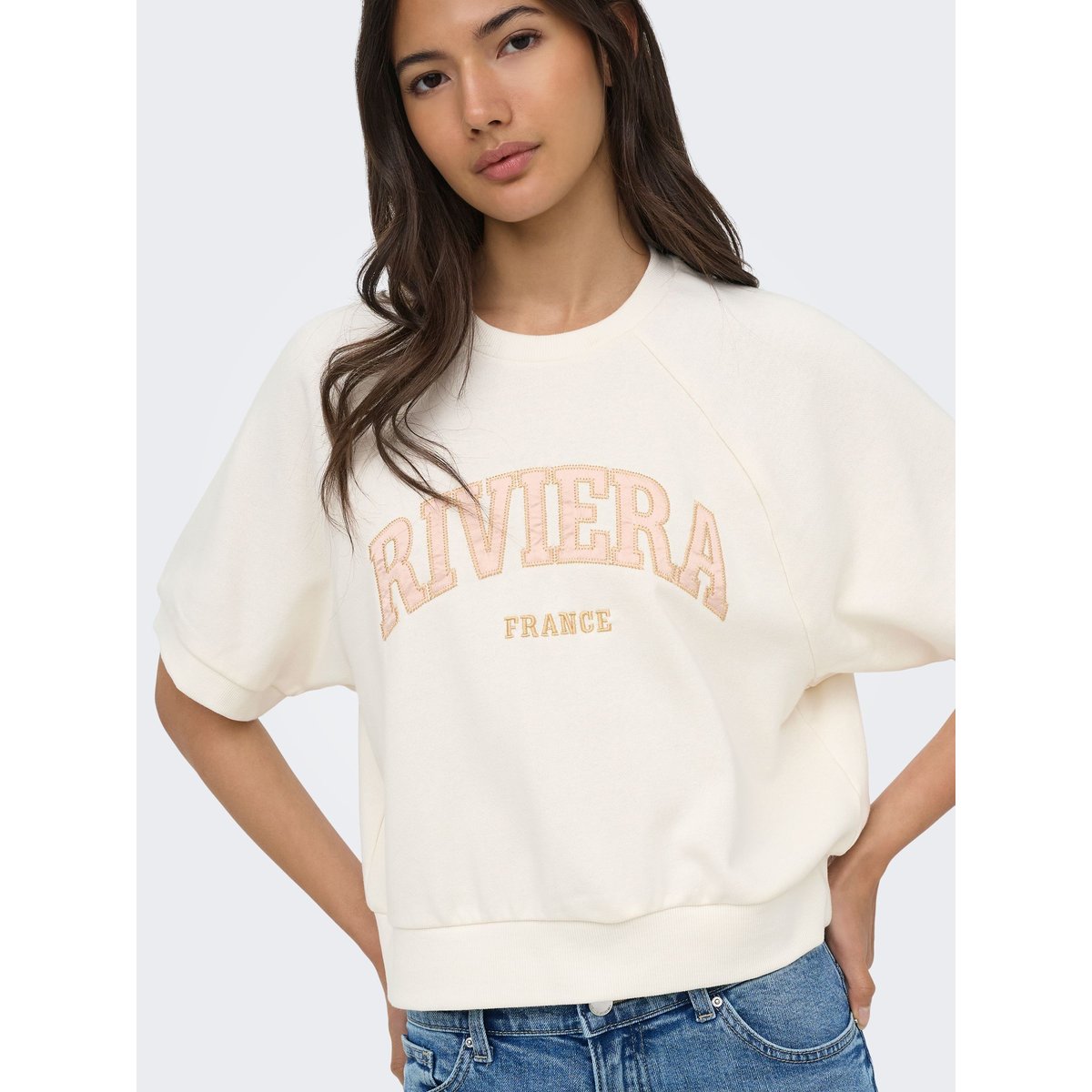Sweat-Shirt cloud dancer, ONLY
