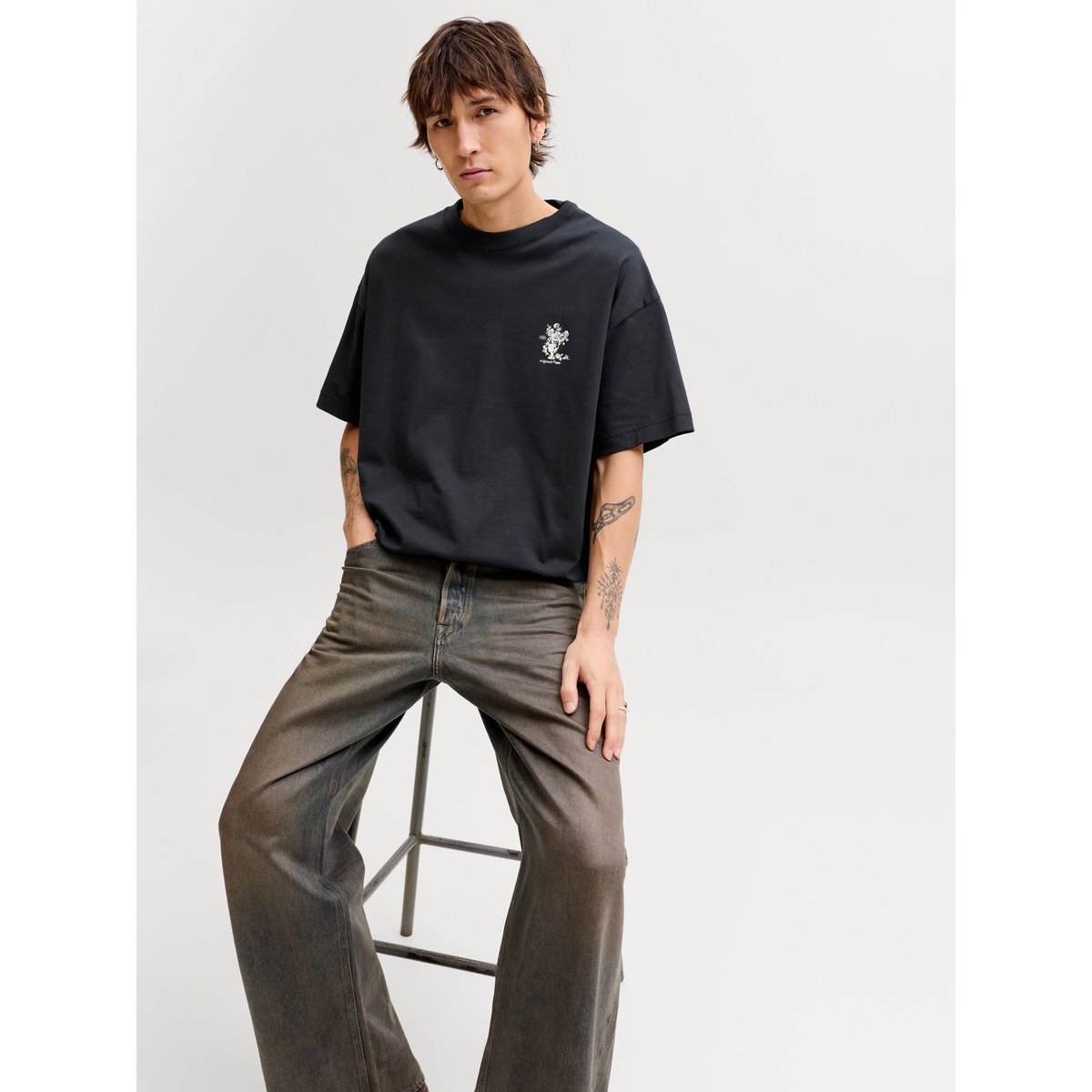T-Shirt black 1, JACK & JONES