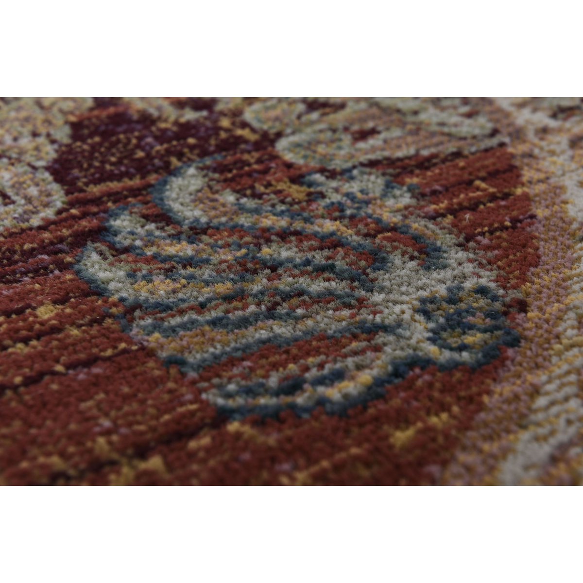 Tapis de salon - GABIRO rouille, THEKO