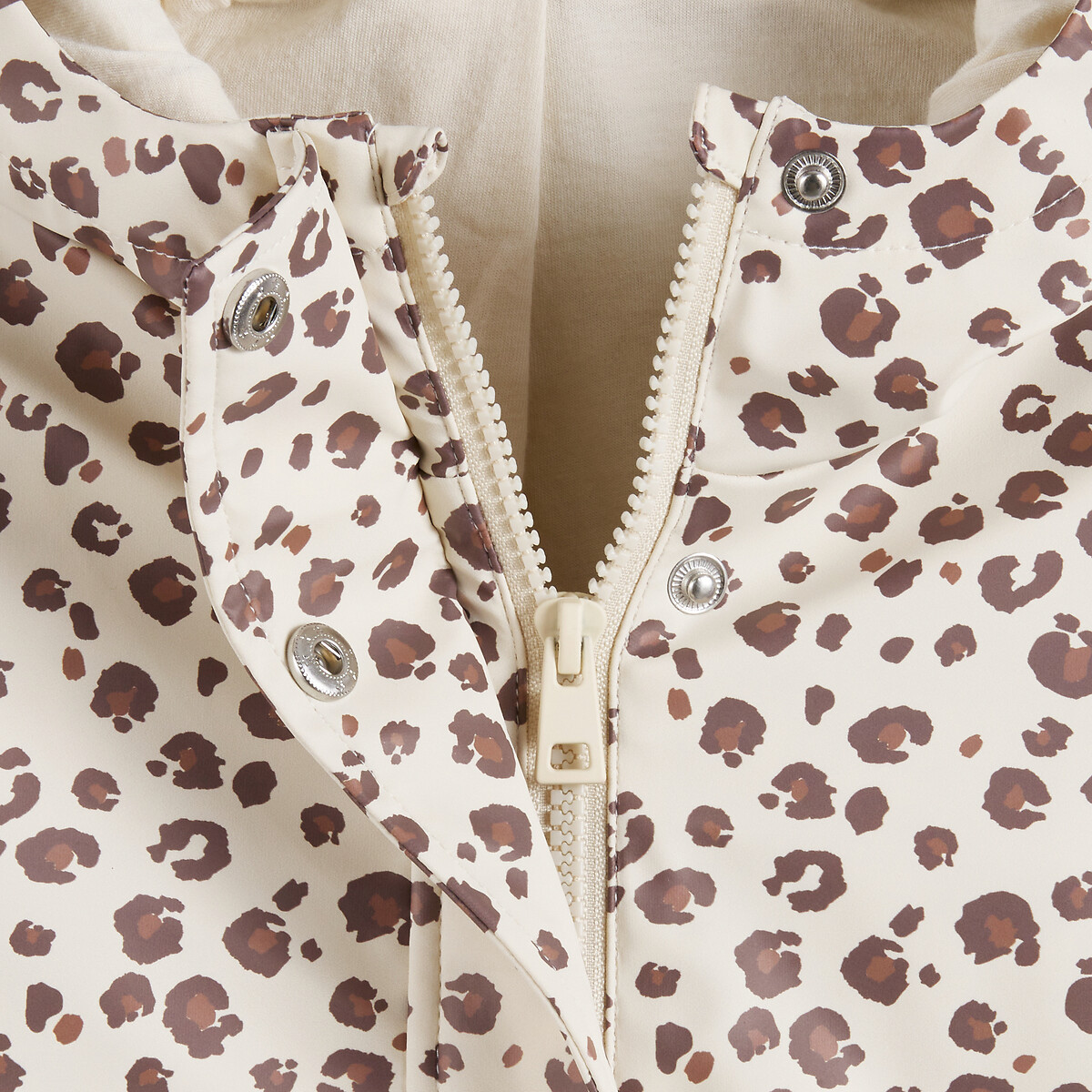 Ciré à capuche imprimé léopard imprimé léopard, LA REDOUTE COLLECTIONS