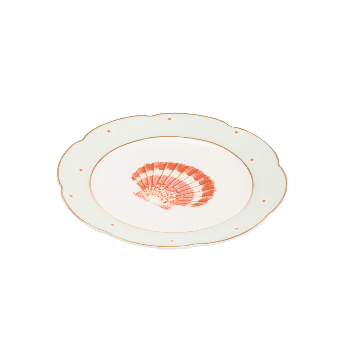 Set of 4 16cm Fishy Tea Plates multi-coloured, YVONNE ELLEN