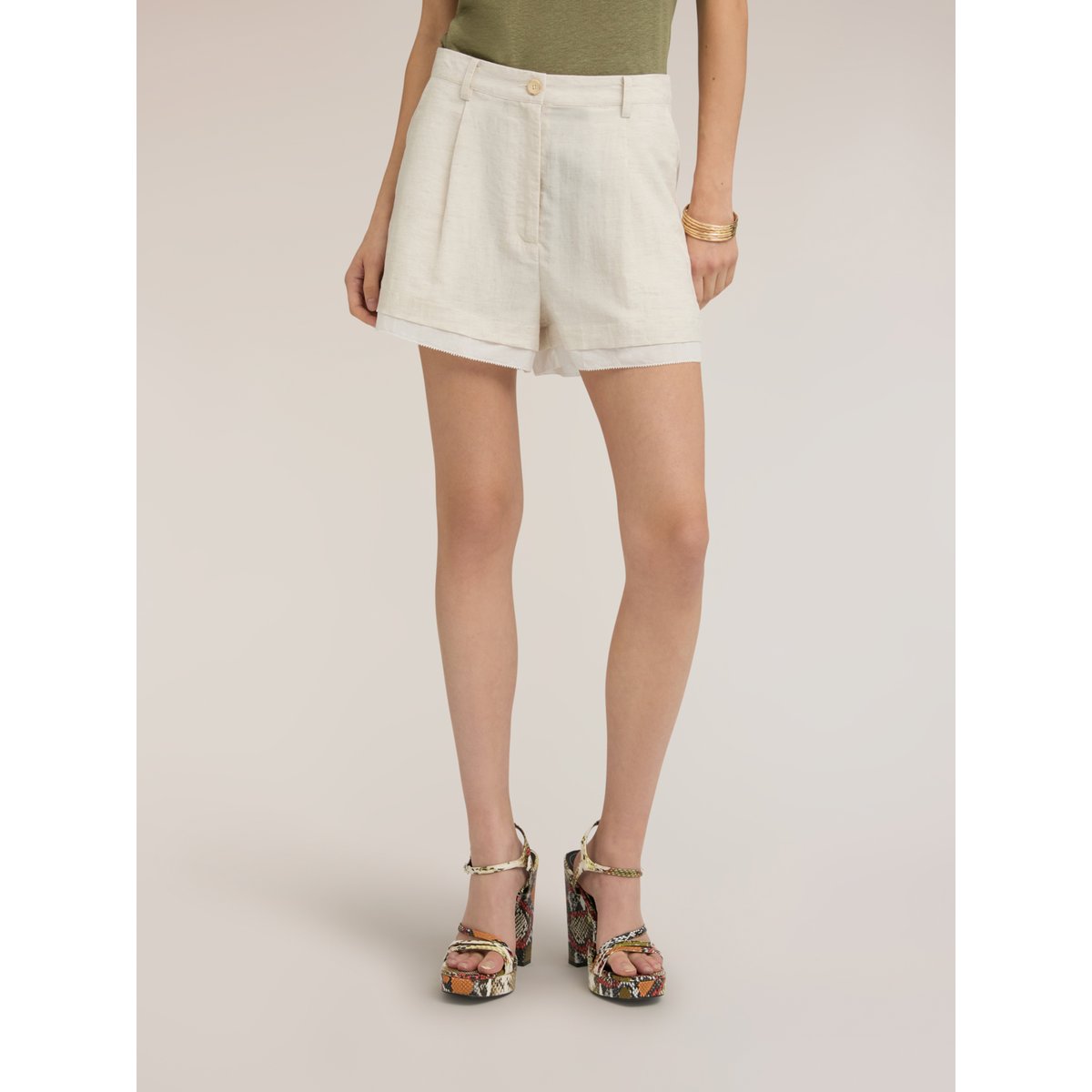Pantalon cropped blanc, MOTIVI