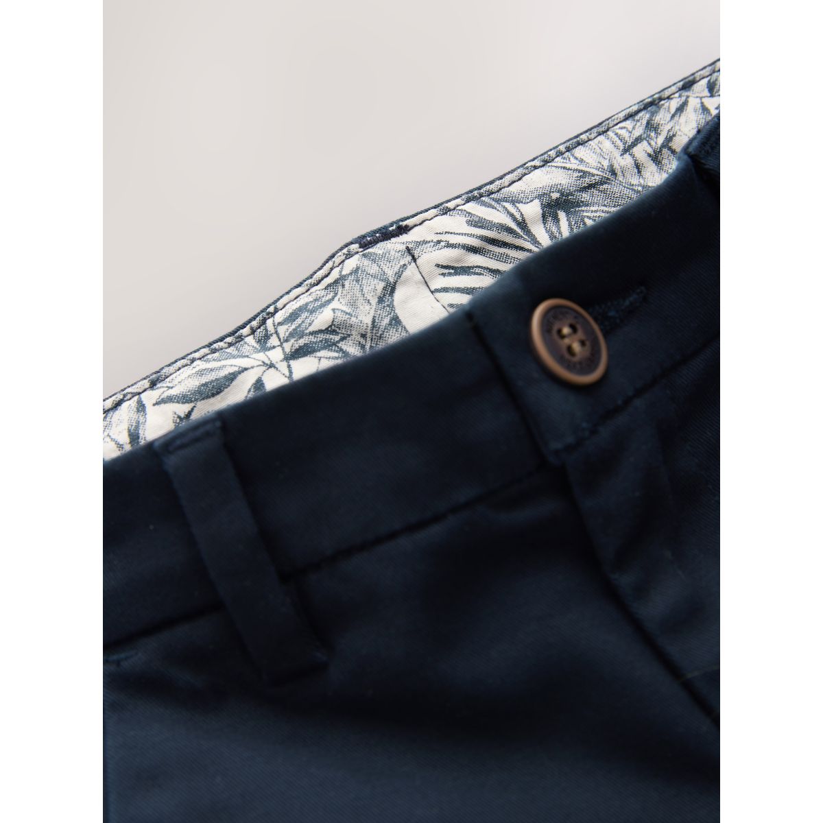 Pantalon chino haut de gamme bleu marine, NEXT