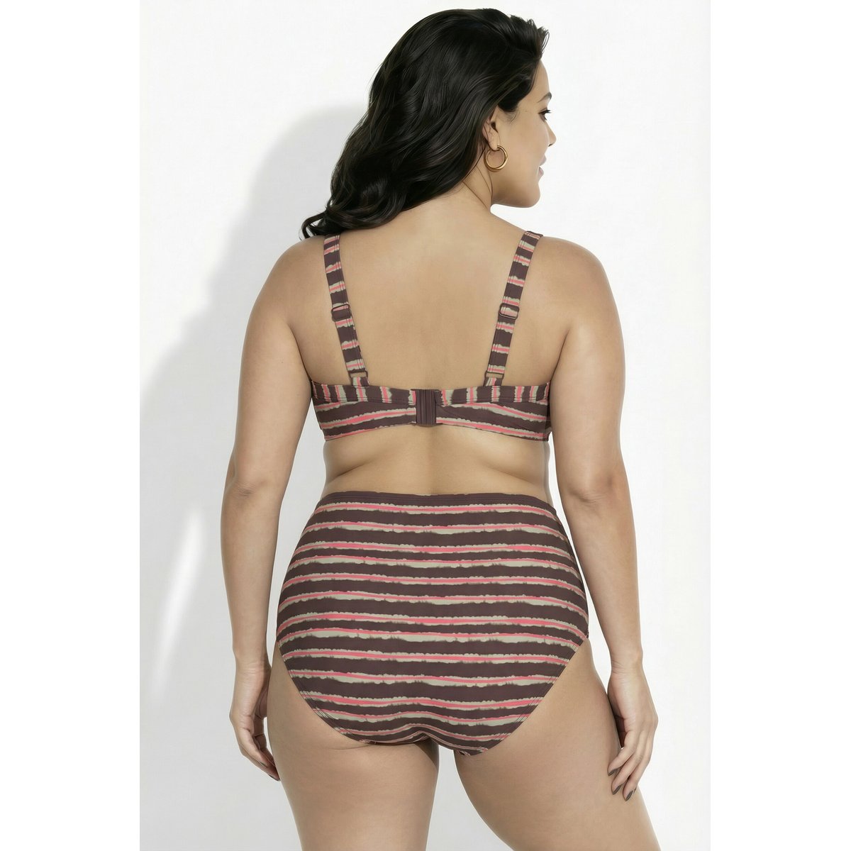 Bikini avec bonnets souples brun rougeâtre, ULLA POPKEN