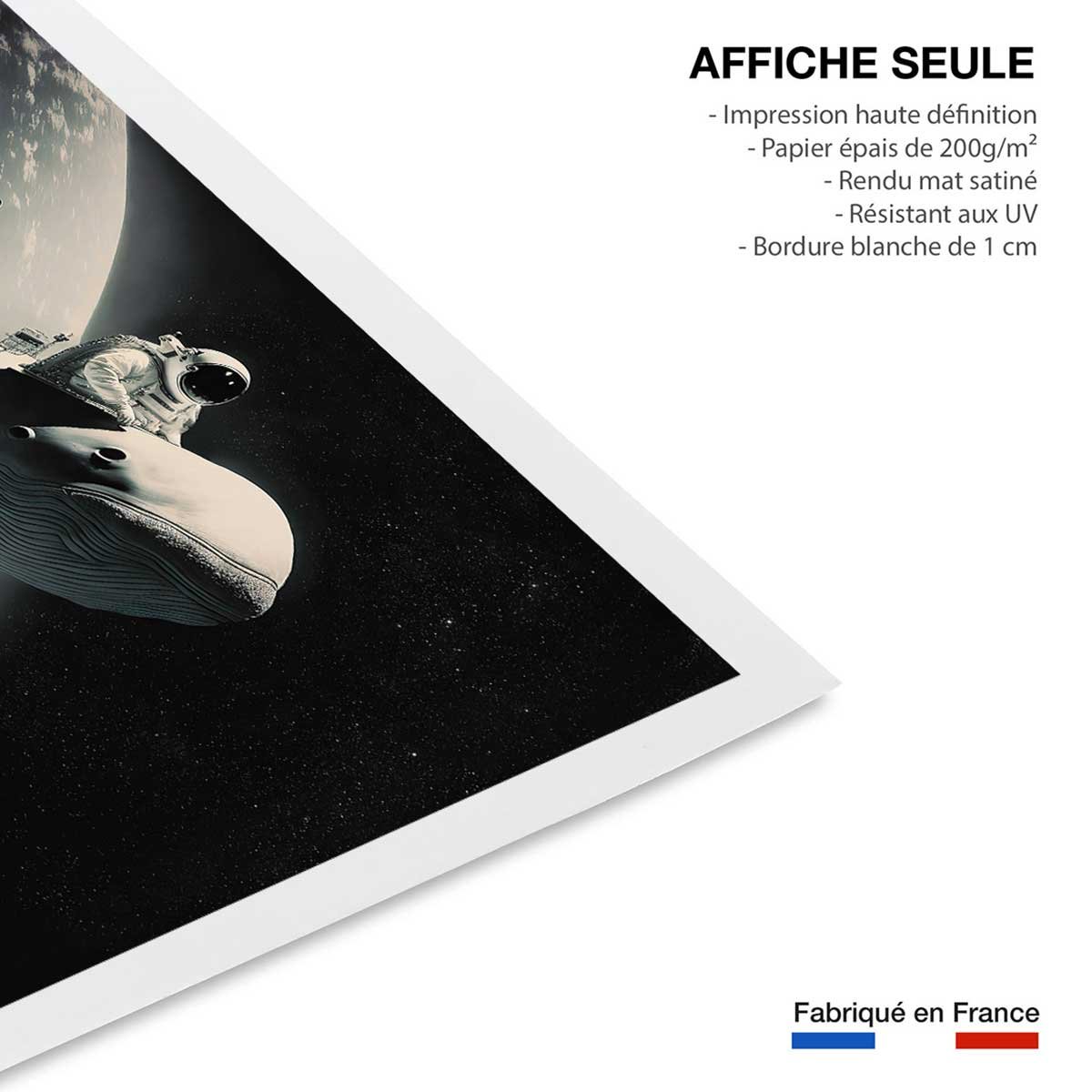 Affiche enfant un voyage spécial affiche seule, HEXOA