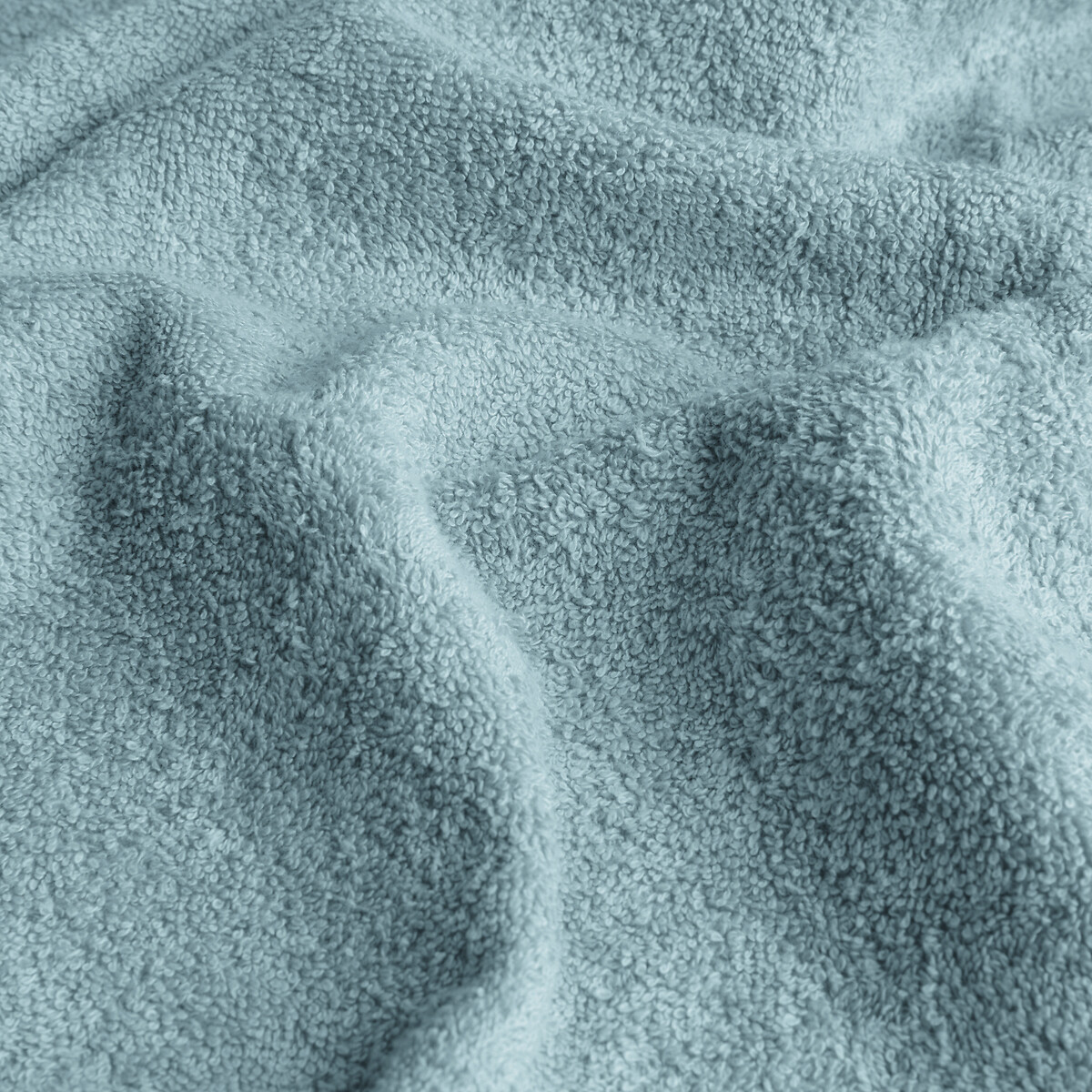 Toalha de banho grande lisa 500 g/m², Scenario azul-acinzentado, LA REDOUTE INTERIEURS
