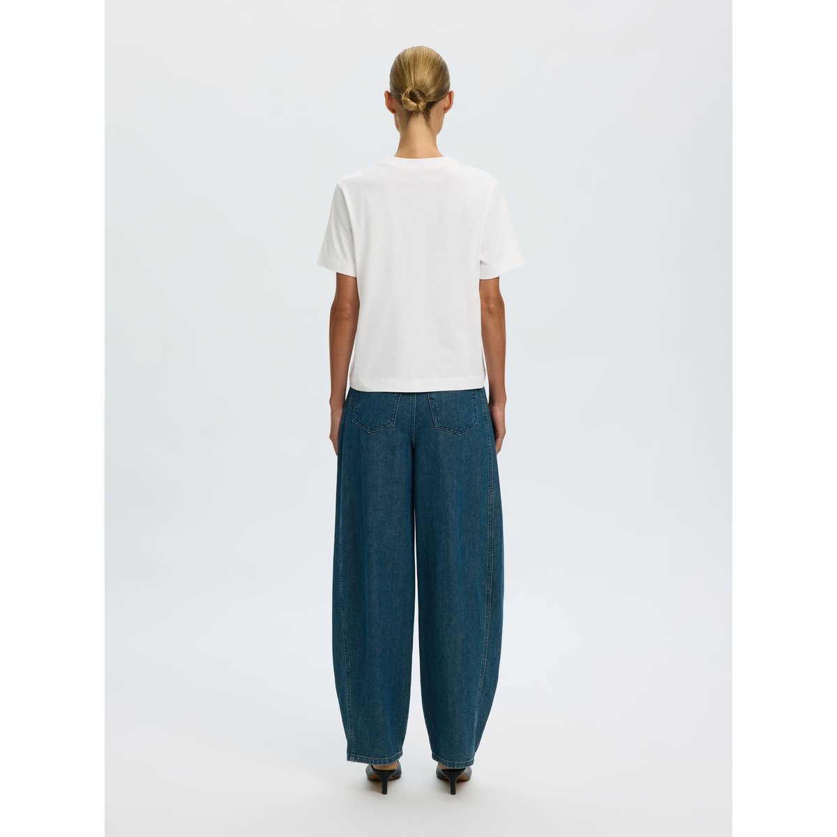 T-Shirt blanc - bright white1, SELECTED