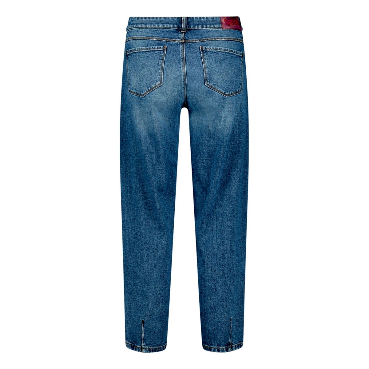 Jean d'aspect usé à effet délavé dark blue denim, CARTOON