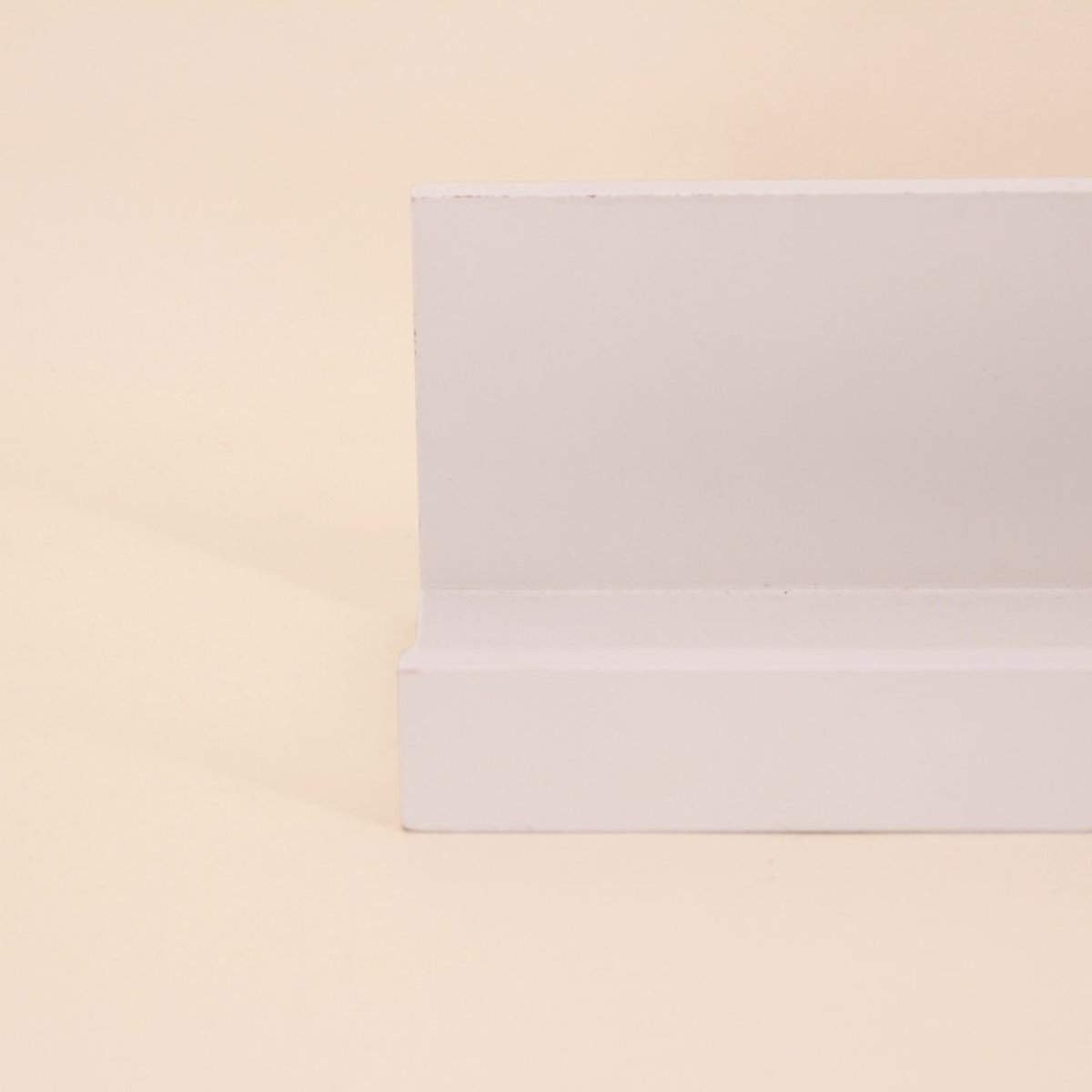 Etagère cimaise en bois 40x10cm blanc, ORNAMI