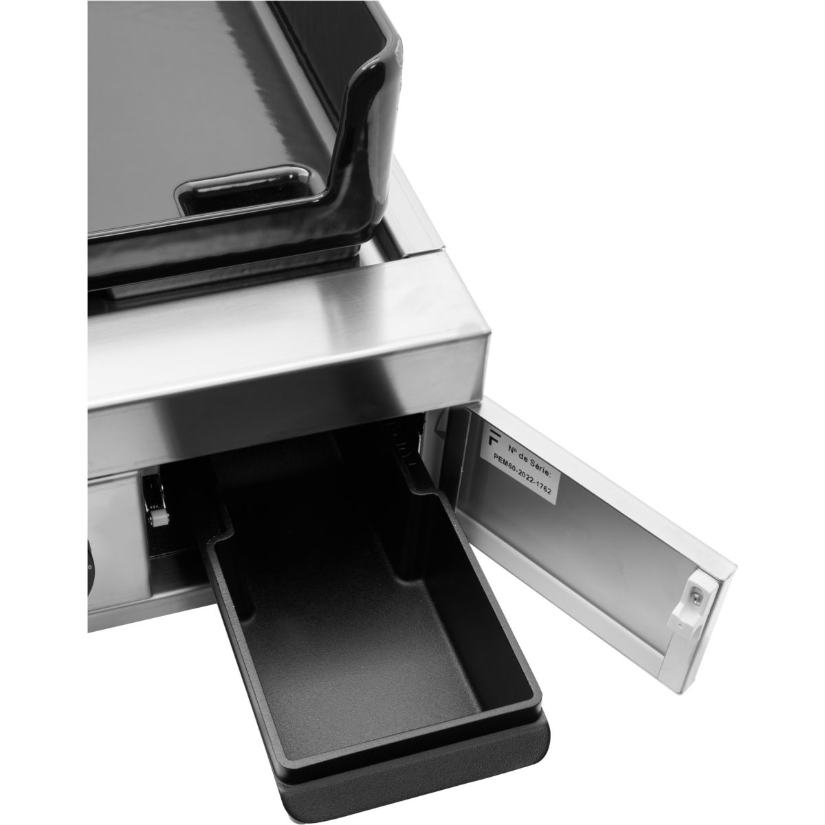 Plancha électrique Modern E60 I Inox 2 brûleurs à poser, 60x42 cm argent, FORGE ADOUR