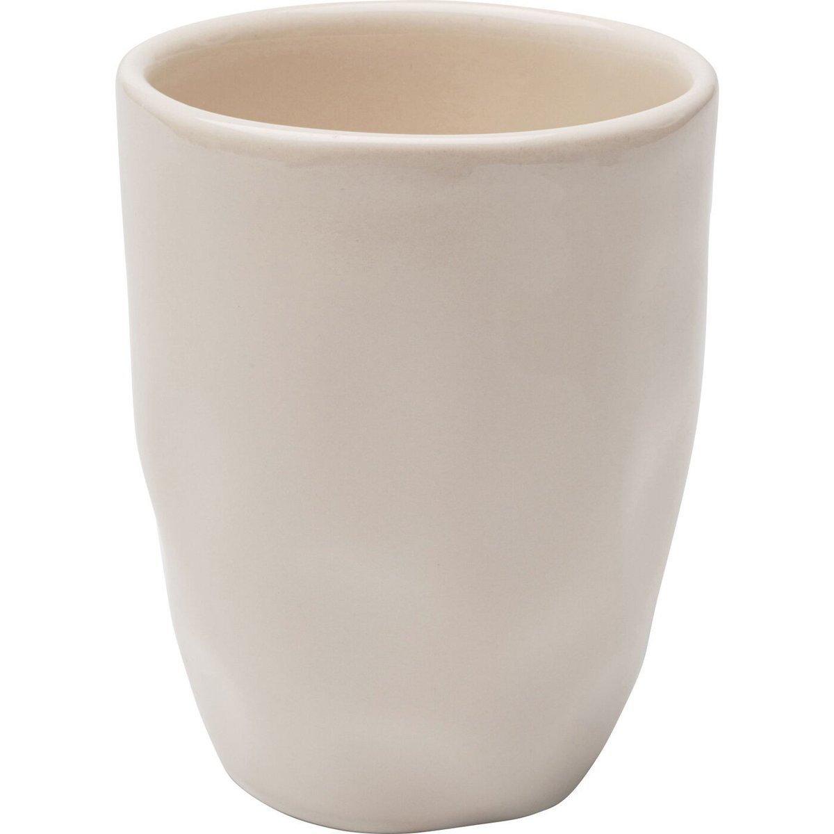 Lot de 6 mugs en faïence, ORGANIC crème, KARE DESIGN