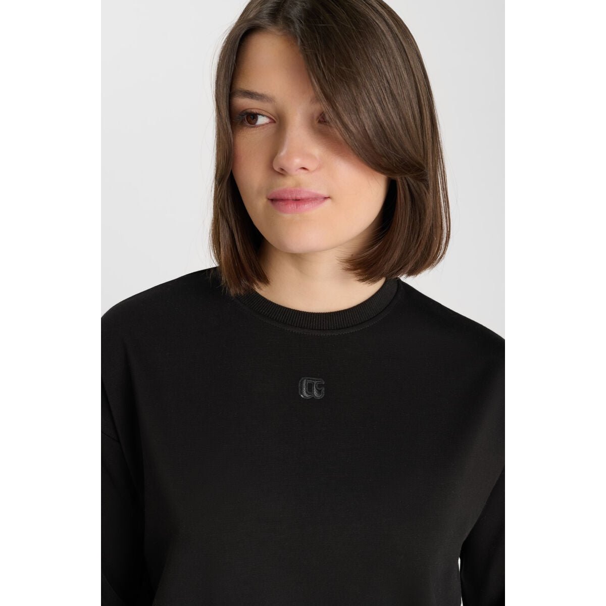 Sweat-Shirt KITTYGI black, LE TEMPS DES CERISES