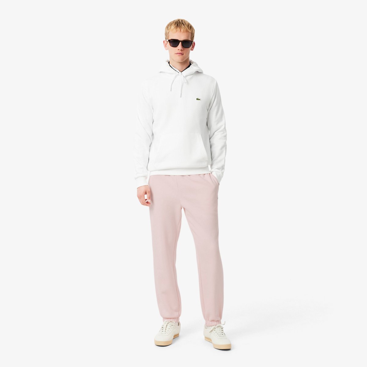 Pantalon de survêtement regular fit rose-t03, LACOSTE