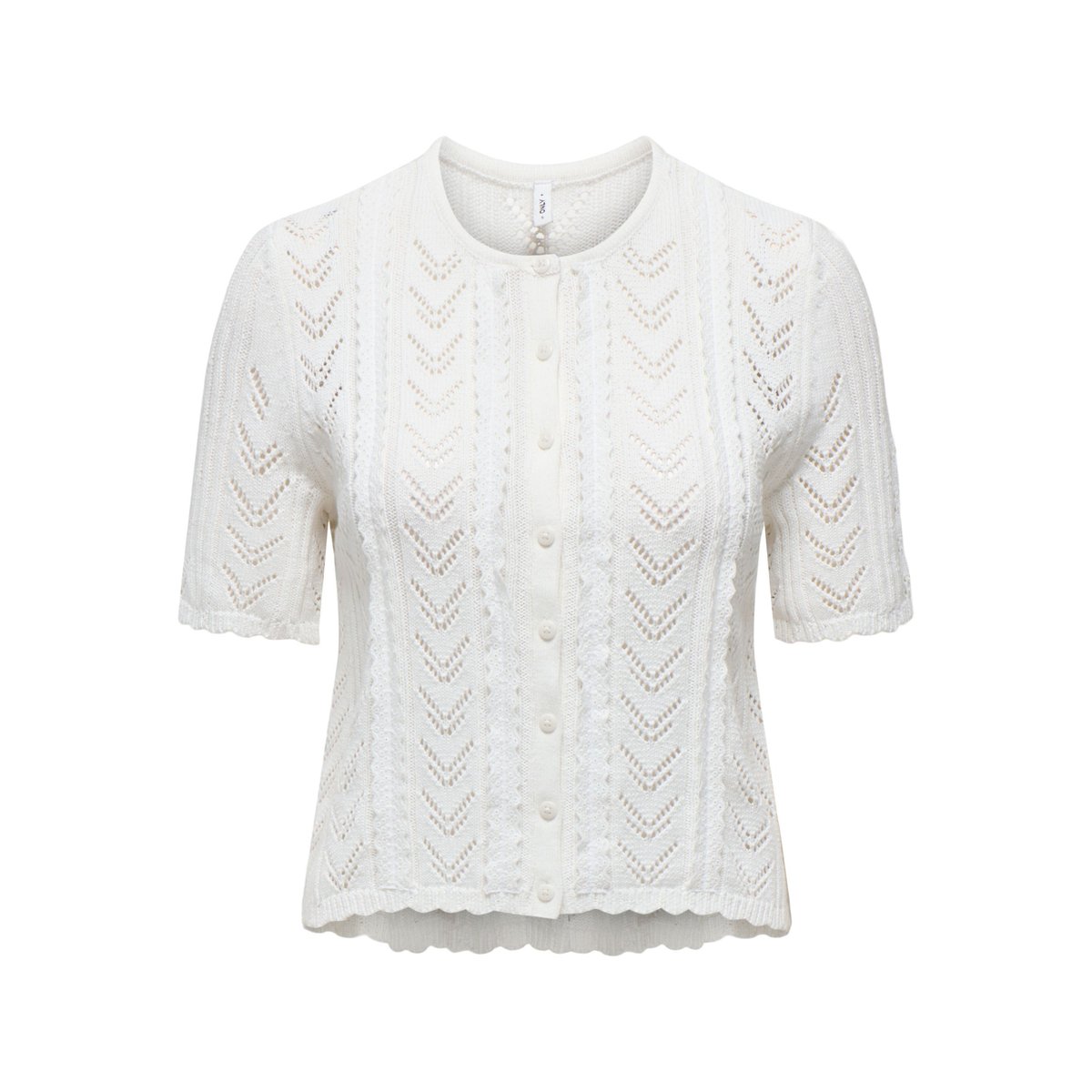 T-Shirt En Maille cloud dancer, ONLY