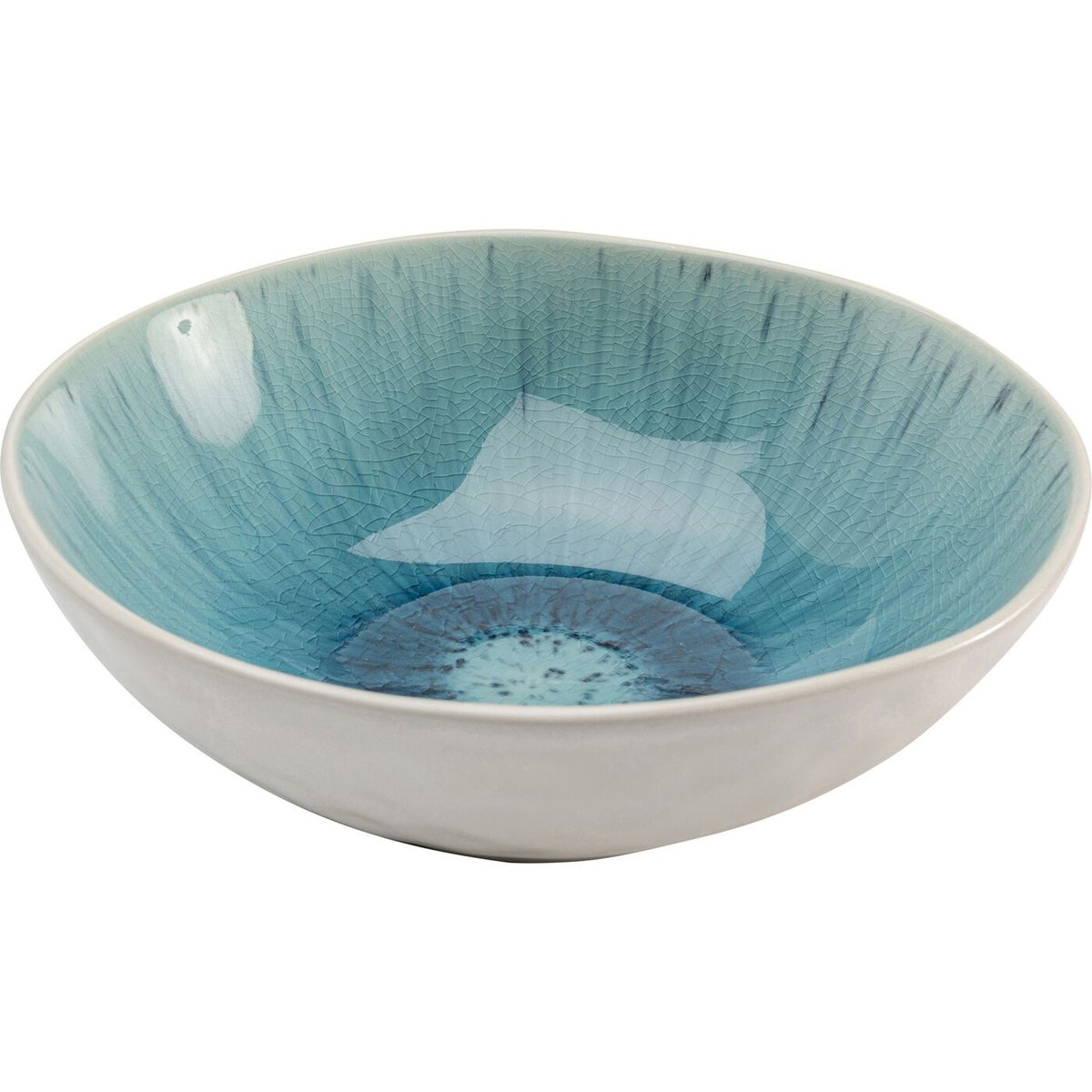 Lot de 4 bols 18cm, MUSTIQUE bleu, KARE DESIGN