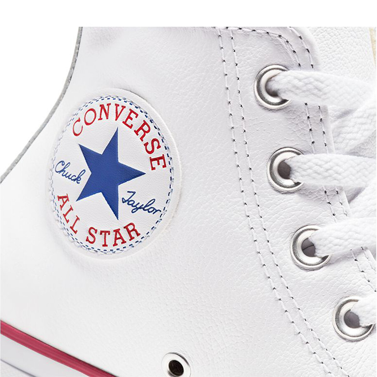 Chuck Taylor All Star Hi, Leder weiss, CONVERSE