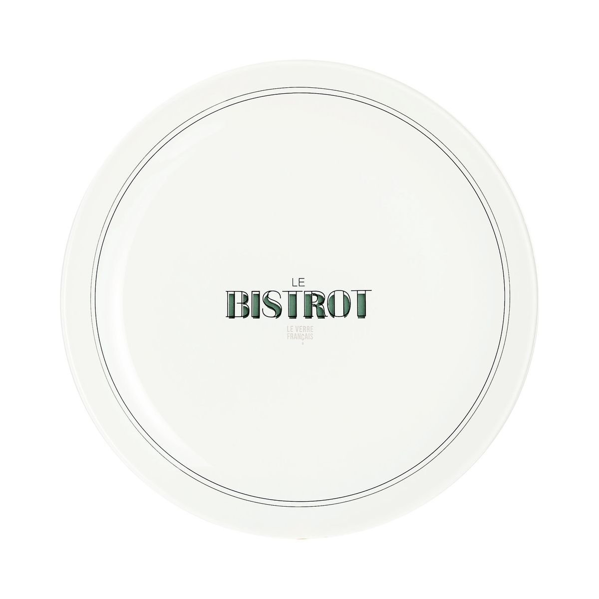 Assiette à dessert 20,5 cm -GABIN transparent, LUMINARC