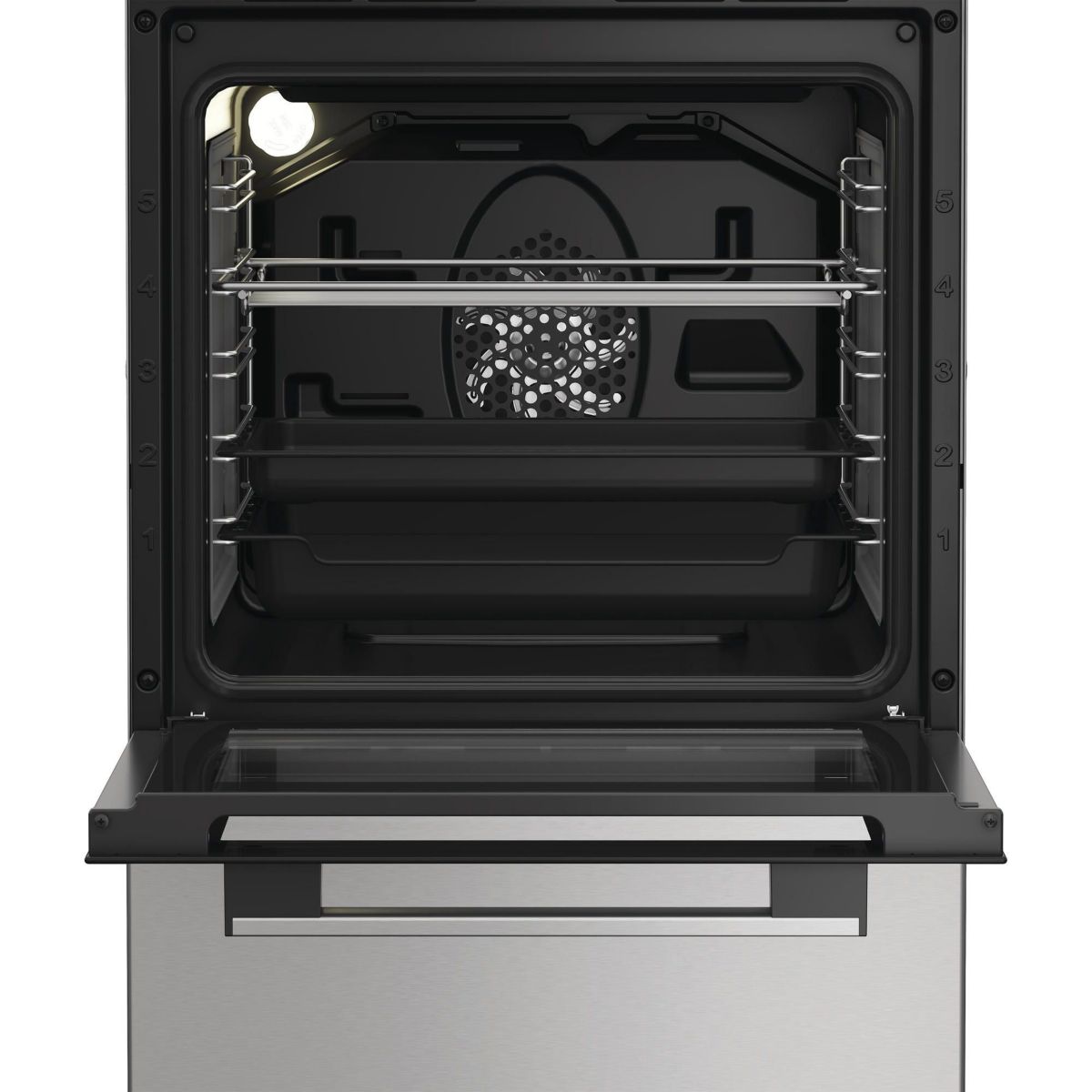 Cuisinière induction W5I8LCSX couleur unique, WHIRLPOOL