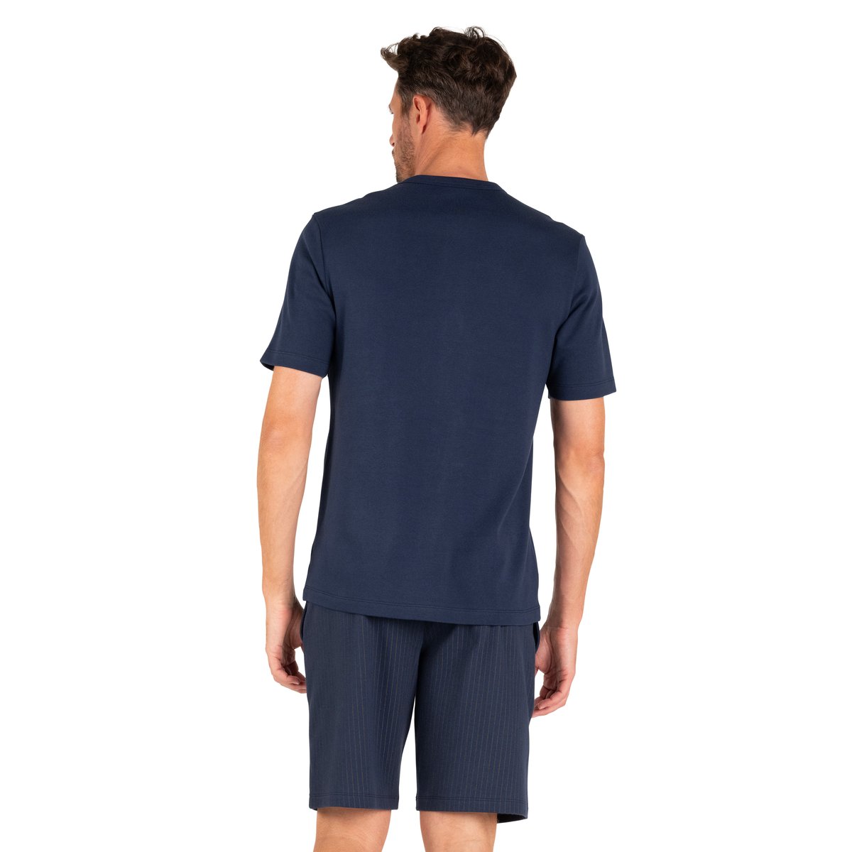 Pyjama court INTERLOCK marine, EMINENCE