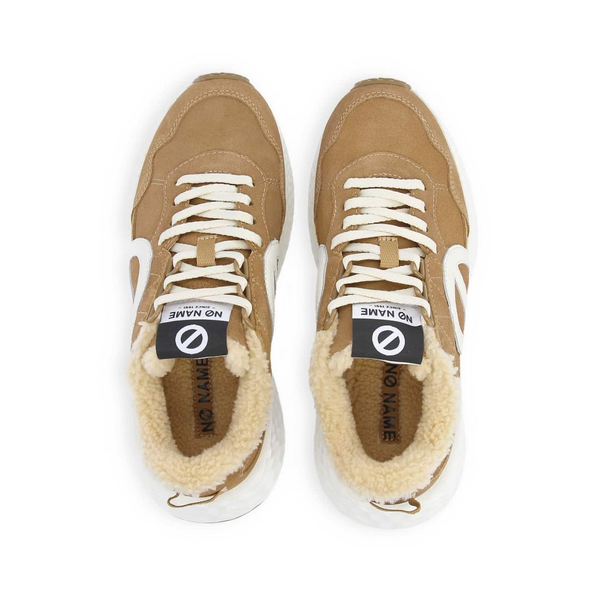 CARTER JOGGER - NOISETTE/BLANC CASSE ["marron"], NO NAME