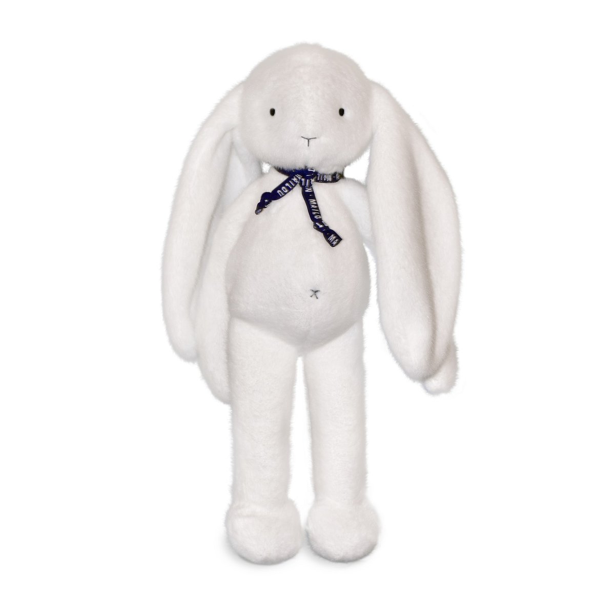 Peluche Lapin MELOE 37 cm blanc, MAILOU TRADITION